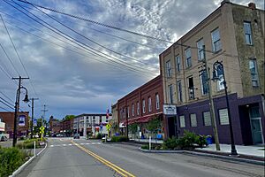 View along Water Street in October 2022