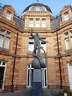 Statue of Yuri Gagarin at the Royal Observatory in Greenwich