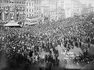 Suffrage parade, 1913