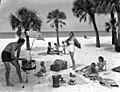 Swain family picnicking near the Colony Beach Club- Longboat Key, Florida (8147489474)