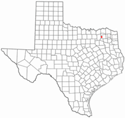 Location of Cumby, Texas