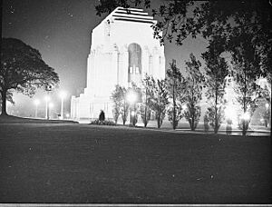 The ANZAC War Memorial, Sydney, 1934 or 1937 photograph by Sam Hood