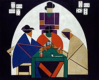 Theo van Doesburg - Card players - Google Art Project
