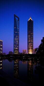 Tower pudong shanghai jinmao tower and swfc