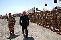 Traian Băsescu in Afghanistan, 2009