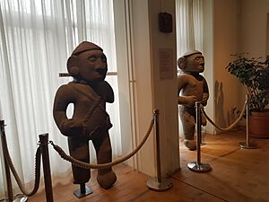 Two stone figures from Costa Rica