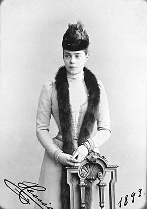 Xenia Alexandrovna of Russia by A.Passetti (1892)