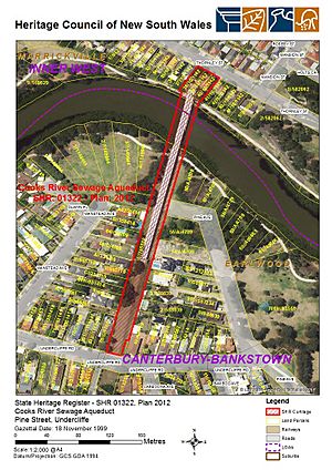 1322 - Cooks River Sewage Aqueduct - SHR Plan 3106 (5051423b100)