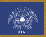 1909-1911 Utah Governor's Flag with Utah added