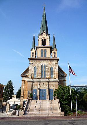 front of the church today (contemporary photo)