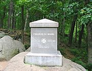 20th Maine Monument, Little Round Top, Gettysburg Battlefield, Pennsylvania