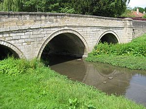Aberford Bridge over Cock Beck, Aberford 31 May 2017
