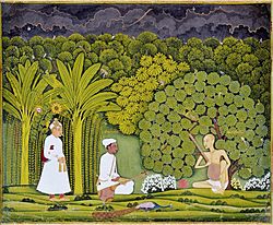 Akbar and Tansen visit Haridas