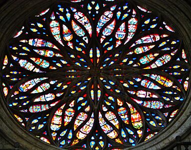 Amiens Cathédrale Notre-Dame Innen Westrosette 3