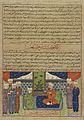 Anonymous - Muawiya with Councillors, from a manuscript of Hafiz-i Abru’s Majma’ al-tawarikh - 1983.94.4 - Yale University Art Gallery