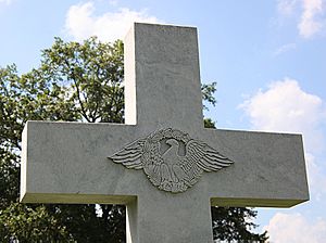 Argonne Cross - top closeup - Arlington National Cemetery - 2011