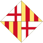 Arms of Barcelona (Two Pales Variant)