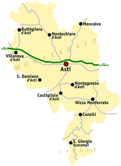 Asti mappa