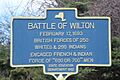 Battle of Wilton marker