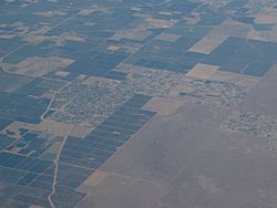 Aerial view of Bonadelle Ranchos-Madera Ranchos