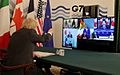 Boris Johnson hosts virtual G7 meeting (2)