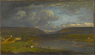 Brooklyn Museum - On the Delaware River - George Inness - overall