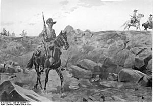 Bundesarchiv Bild 105-DSWA0132, Deutsch-Süd-Westafrika, deutscher Reiter