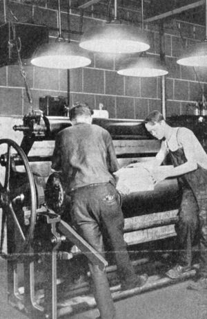 Calvin Souther Fuller at work