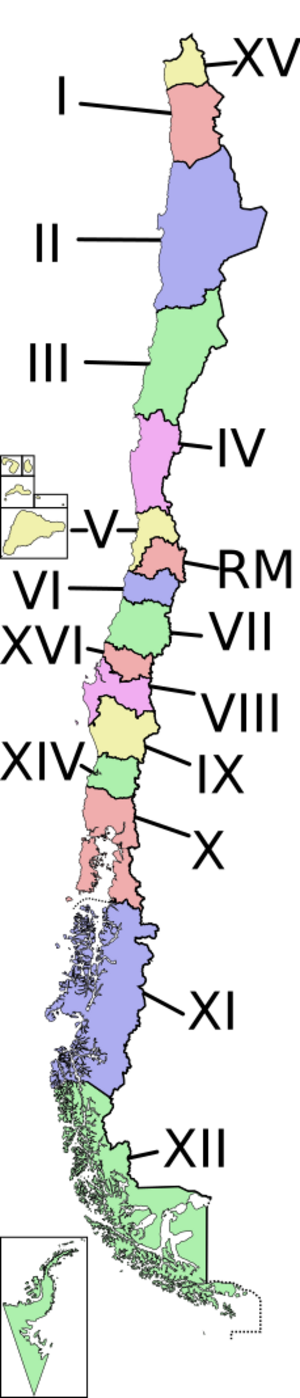 ChileRegions (+Numbers)