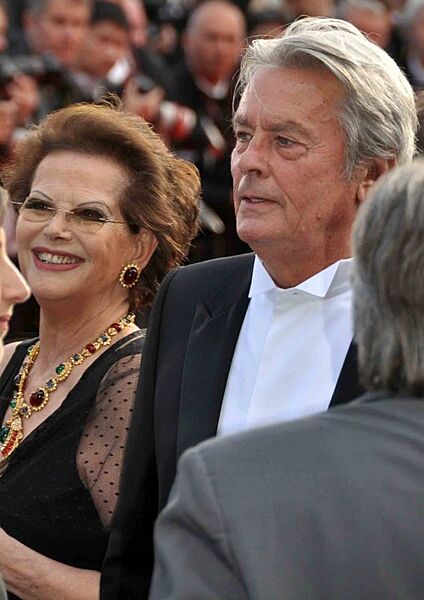 Claudia Cardinale Alain Delon 2010