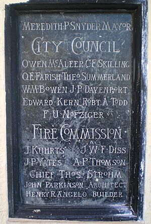 Cornerstone for Engine House No. 18 (Los Angeles)