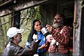 Dean Teaster directs actors on the set of 'Dean Teaster's Ghost Town'