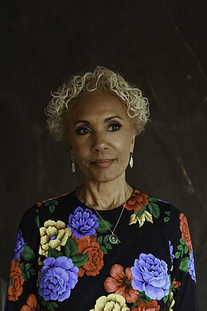 Deborah Santana in 2019, wearing a floral top