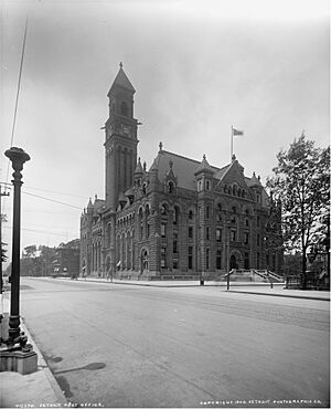 Detroit Post Office, ca 1900