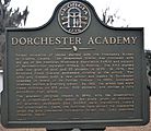 Dorchester Academy historical marker