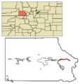 Eagle County Colorado Incorporated and Unincorporated areas Vail Highlighted 0880040