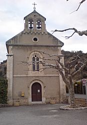 The church of Saint-Nicolas, in Bras-d'Asse