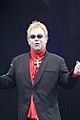 Elton John on stage, 2008
