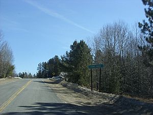 Former NYS Rt. 99 in Duane Center, NY
