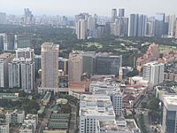 Fort Bonifacio, McKinley Hill from air (Taguig; 09-09-2022)