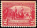 Founding of Jamestown stamp 2c 1907 issue
