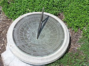 Garden sundial MN 2007