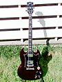 Gibson SG Custom Shop Angus Young aged and signed (front)