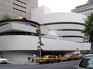 Guggenheim museum exterior retouched