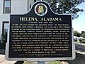 Helena Freight House & Depot interpretative sign; 29 Lake Davidson Lane, Helena, AL 35080 Back