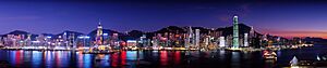 Hong Kong at night