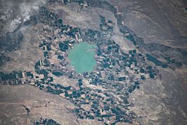 Ocean Lake seen from the International Space Station