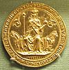 Ignoto, re ludovico IV, bull d'oro, 1329.JPG