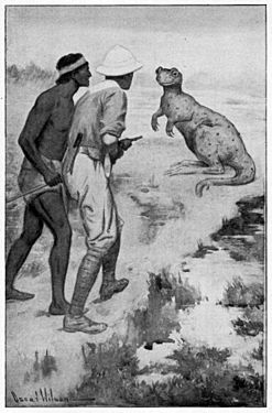 Illust by Oscar Wilson for In Search of El Dorado by Harry Collingwood (1915)-Page 121