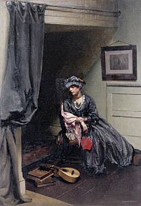 In an Alcove. 1901. Helen Margaret "Madge" Spanton